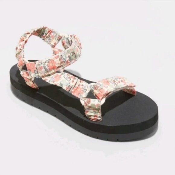 Universal Thread Floris Floral Platform Sport Sandals | Size 11 | NWT - Picture 1 of 4
